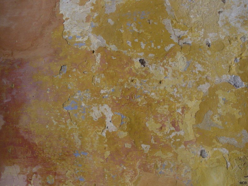 Mur en jaune