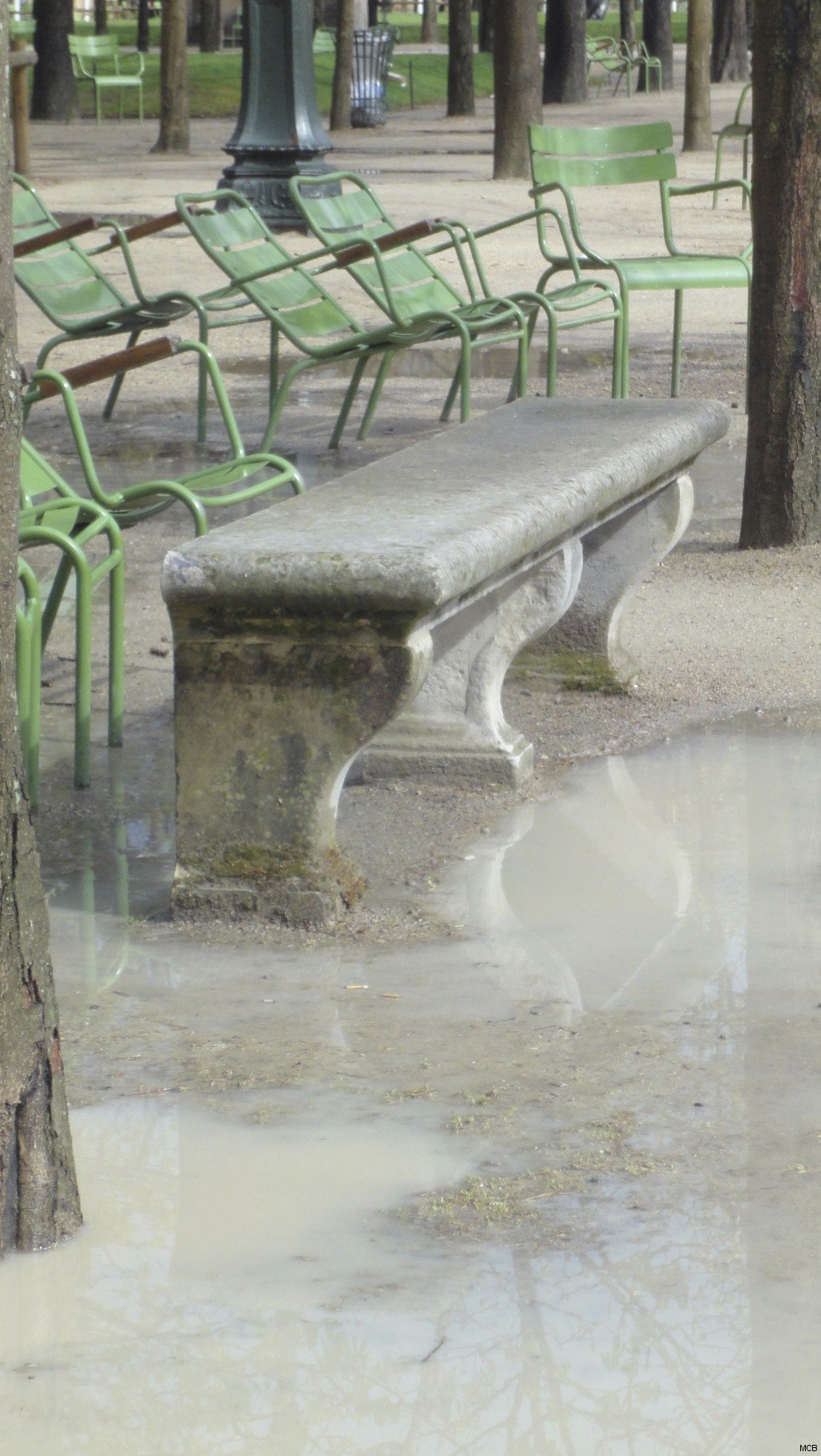 Banc après l'orage