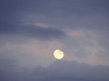 Jeu de lune et de nuages